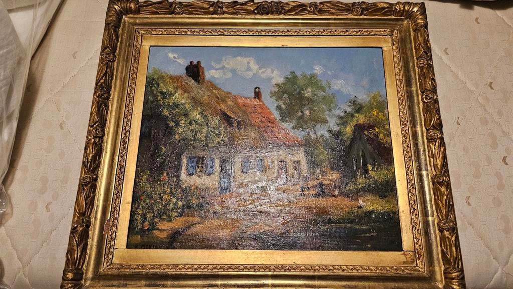 Peinture à l'huile E. MENTEN, Enlèvement