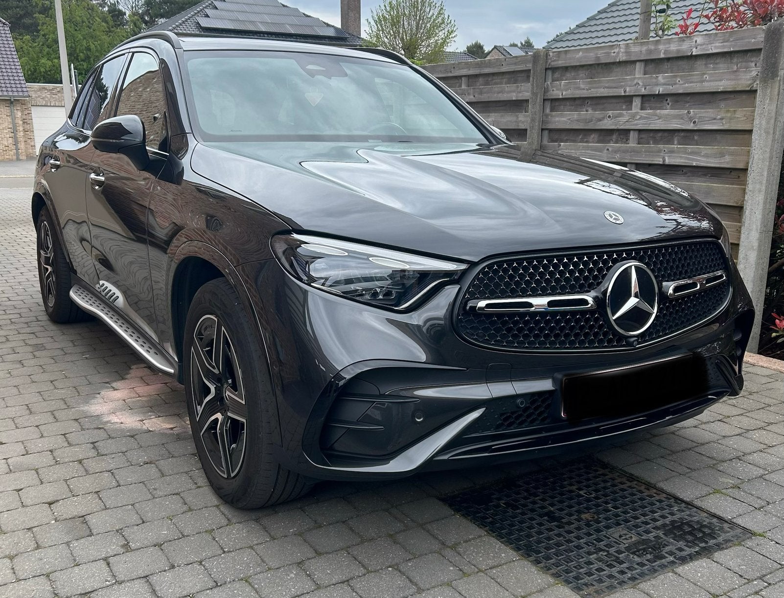 Mercedes GLC200 benzine, Autos, Mercedes-Benz, Cuir, Argent ou Gris, Achat, Euro 6