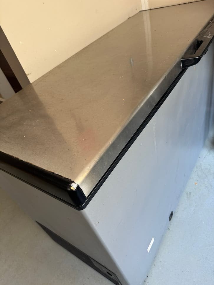 TopCold Diepvrieskoffer 414L (CF500LIXA+) - RVS deksel, Ophalen, Koelen en Vriezen