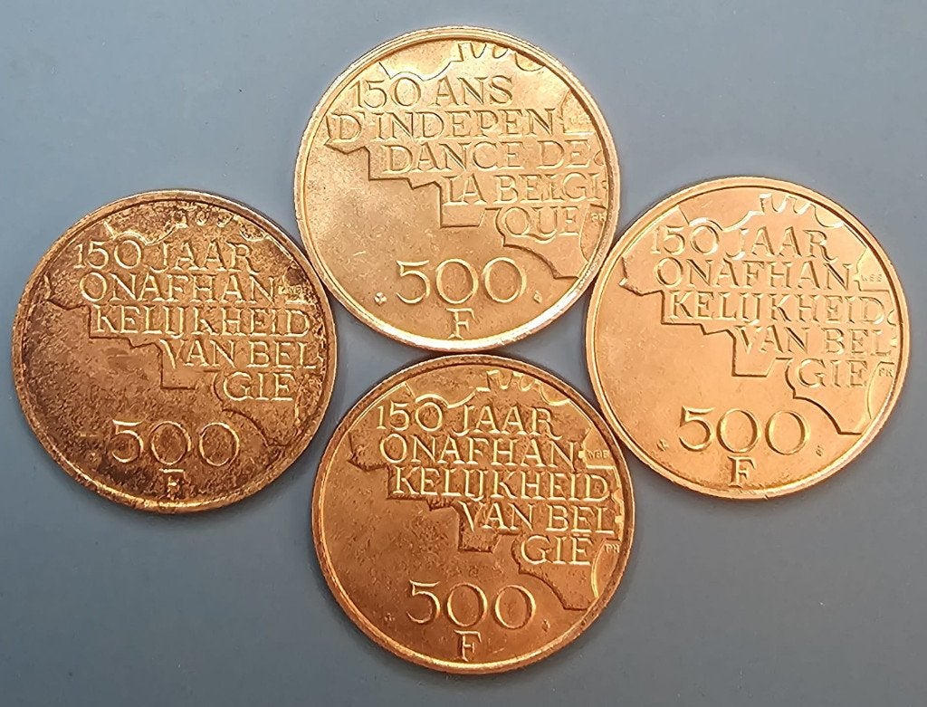 500 Frank VL en FR, Enlèvement ou Envoi, Monnaie en vrac, Argent, Plaqué argent