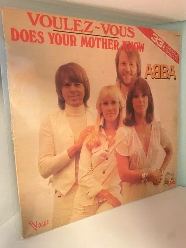 ABBA – Voulez-Vous / Does Your Mother Know, Cd's en Dvd's, Vinyl Singles, Gebruikt, Verzenden, Colored vinyl, Dance en House