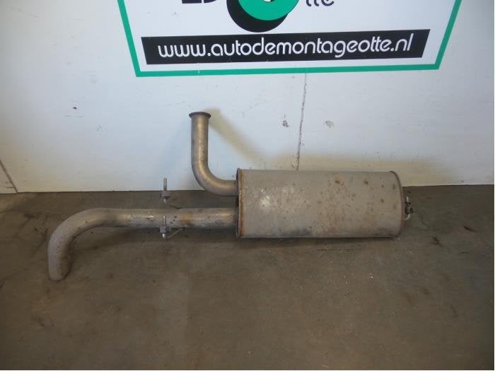 Echappement silencieux arrière d'un Opel Movano (Movano 00-, -, Opel, 3 mois de garantie, Utilisé