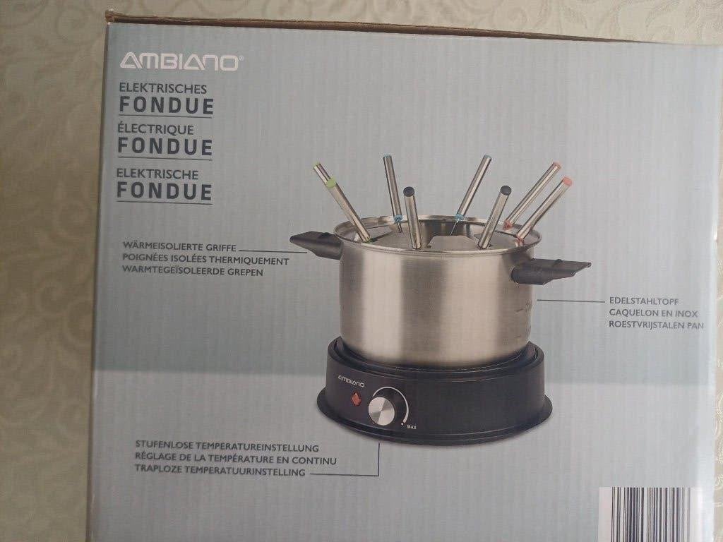 AMBIANO fondue, Ophalen of Verzenden, Nieuw, Elektrisch, Fonduepan