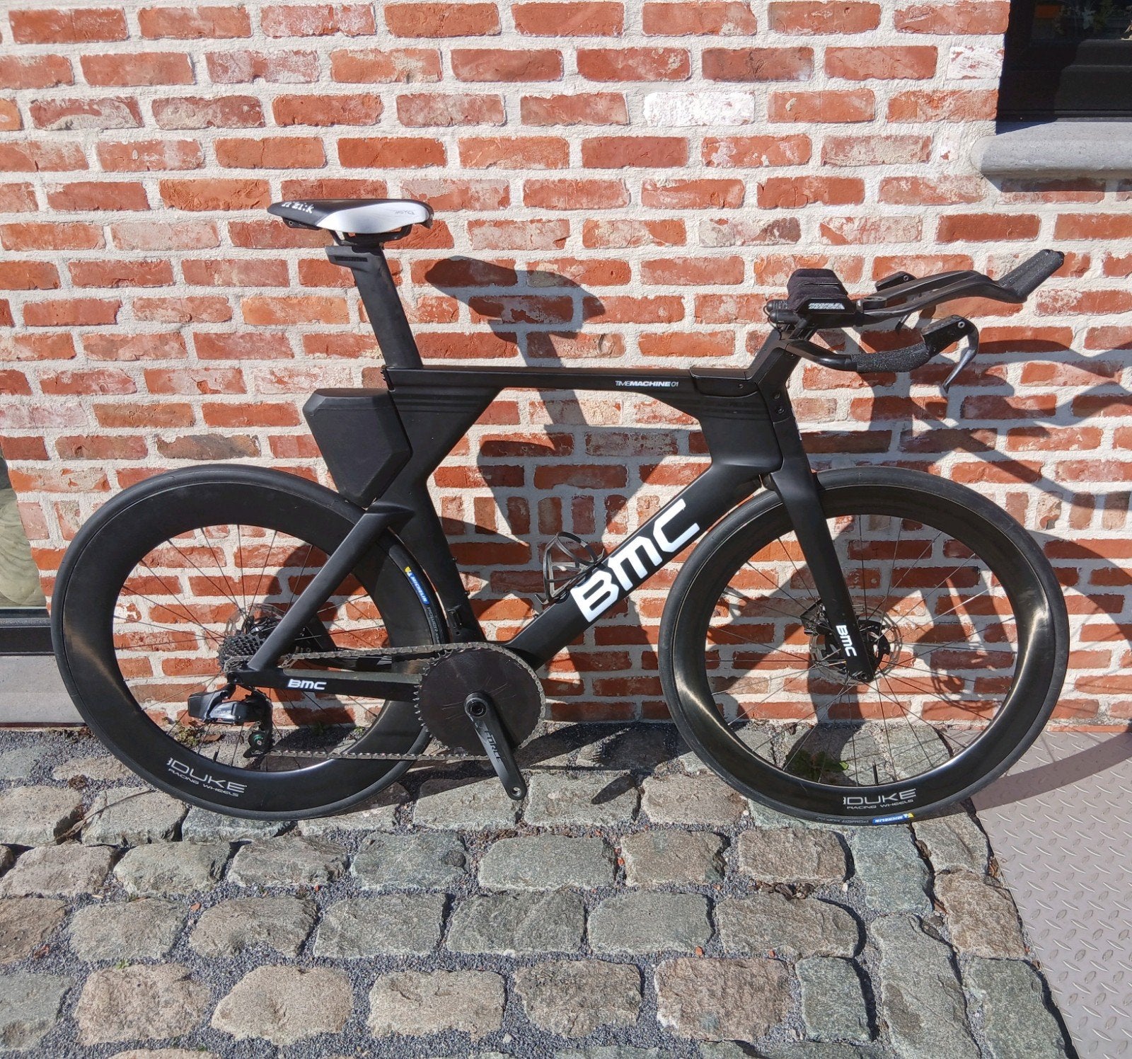 BMC timemachine 01 disc tijdritfiets/triathlonfiets, Ophalen, Gebruikt, Carbon, 57 tot 61 cm