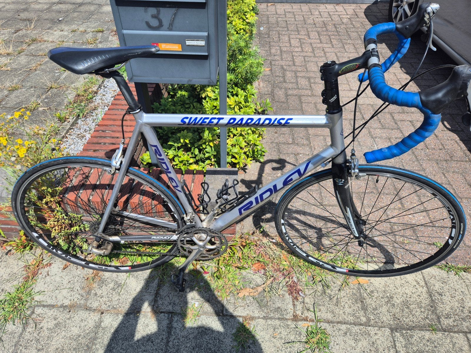 ridley koersfiets maat L (58-60), Autres marques, Frein sur jante, 57 à 61 cm, Comme neuf