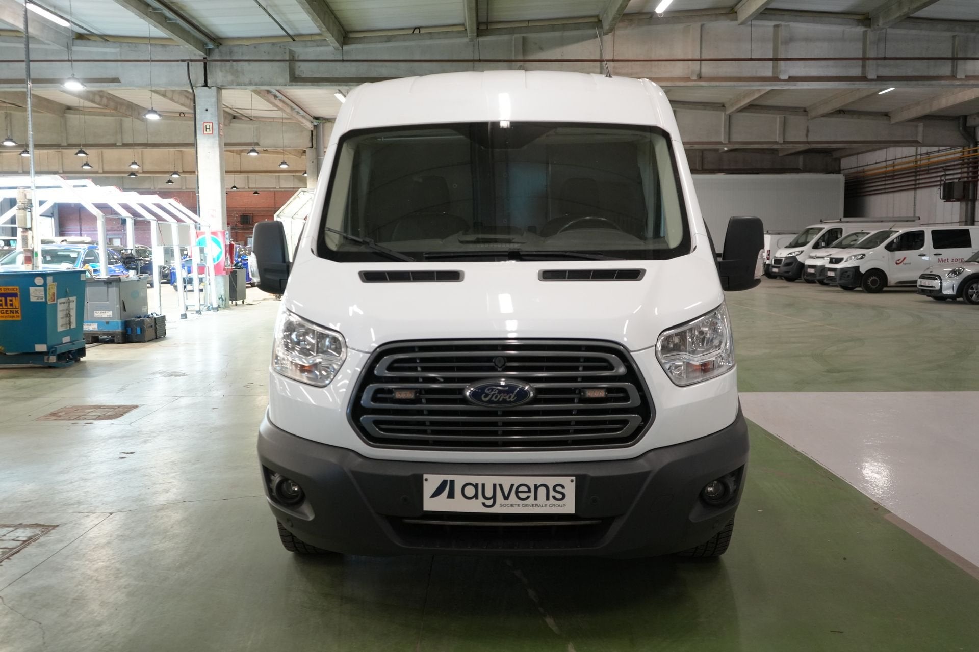 (1XFG373) FORD TRANSIT 2T 350M FOU MWB HR DSL, Voorwielaandrijving, Stof, Euro 6, Wit
