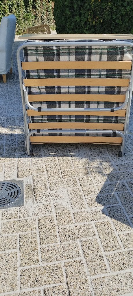 logeerbed nieuw, Ophalen, 190 cm of minder, Zo goed als nieuw, 80 cm