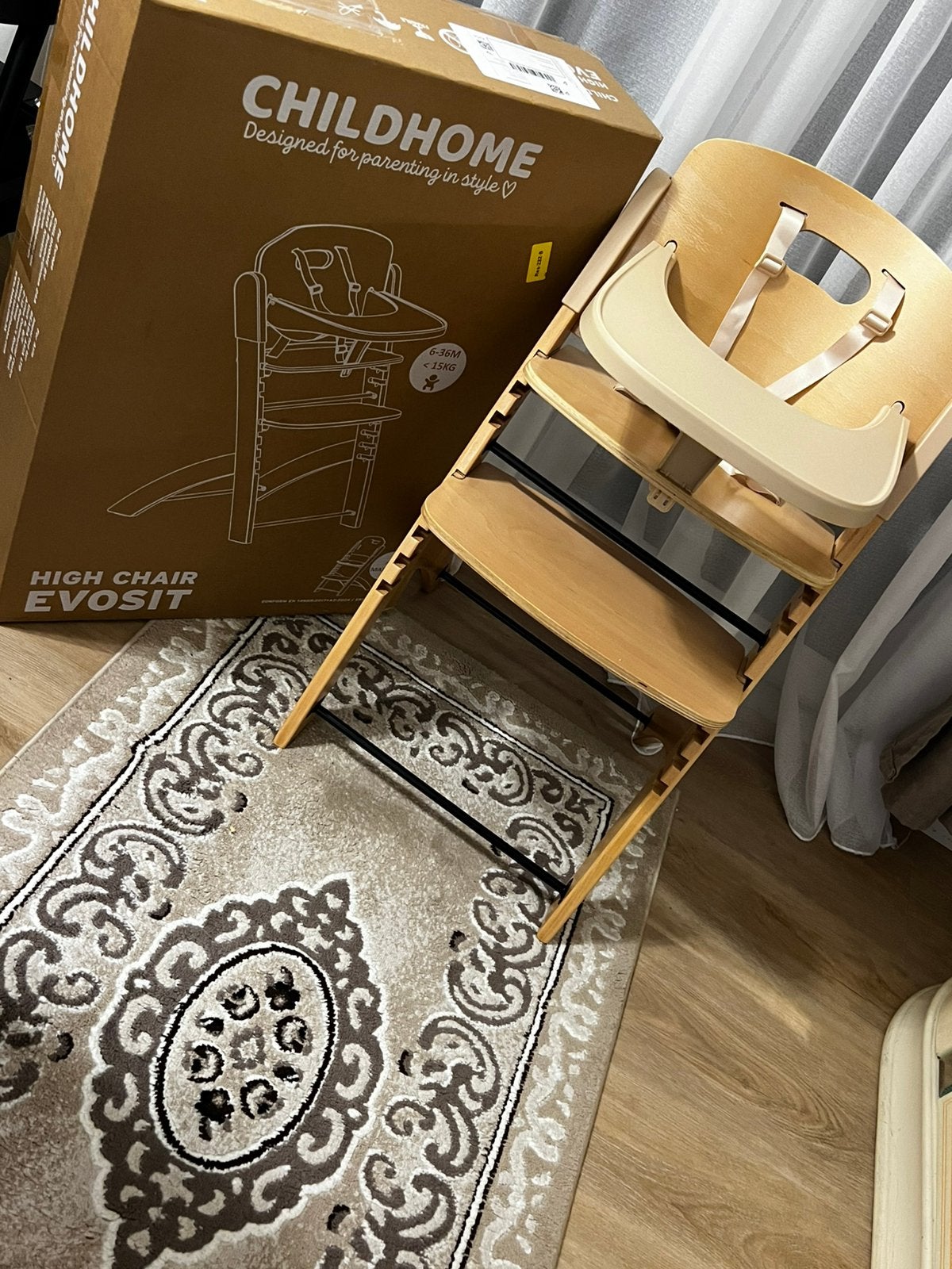 Kinderstoel Childhome Evolu  €100   NIEUW & ONGEBRUIKT!, Kinderen en Baby's, Ophalen, Nieuw