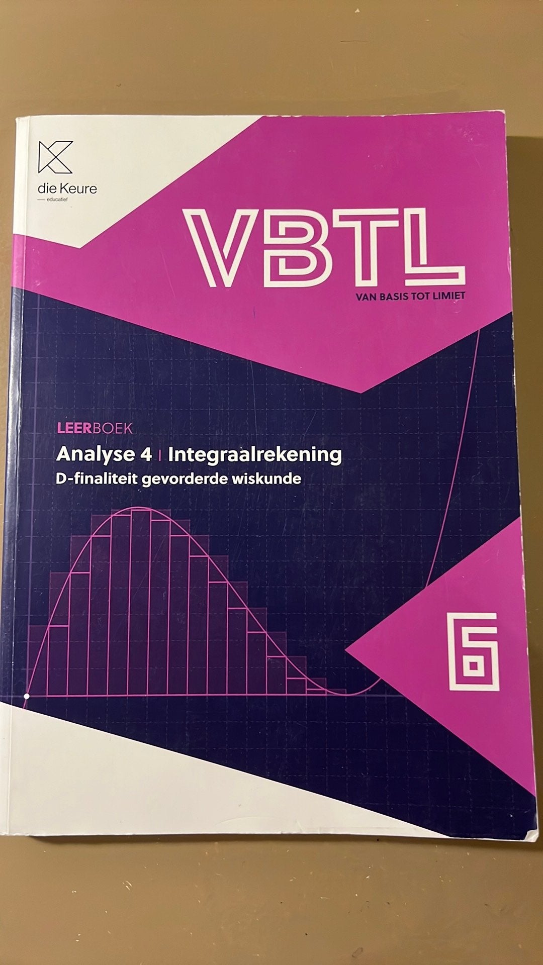 VBTL 6 - leerboek Analyse 4: Integraalrekening, Boeken, Ophalen of Verzenden, Zo goed als nieuw, ASO, Wiskunde A