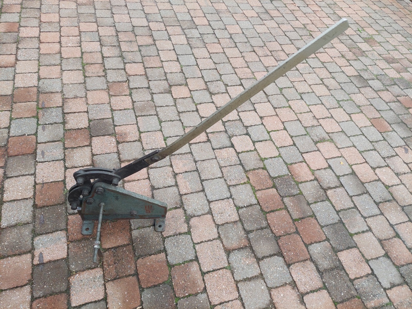 plaat schaar, Ophalen, Gebruikt