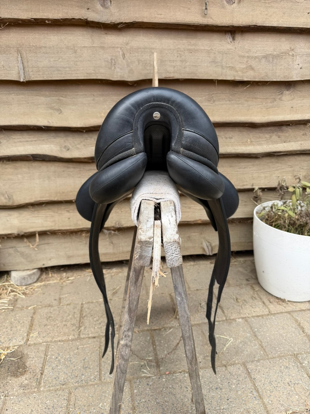 Devoucoux Makila Harmonie S – 17” – zwart – 2024, Dieren en Toebehoren, Dressuur, Overige merken, M (17 inch), Ophalen of Verzenden