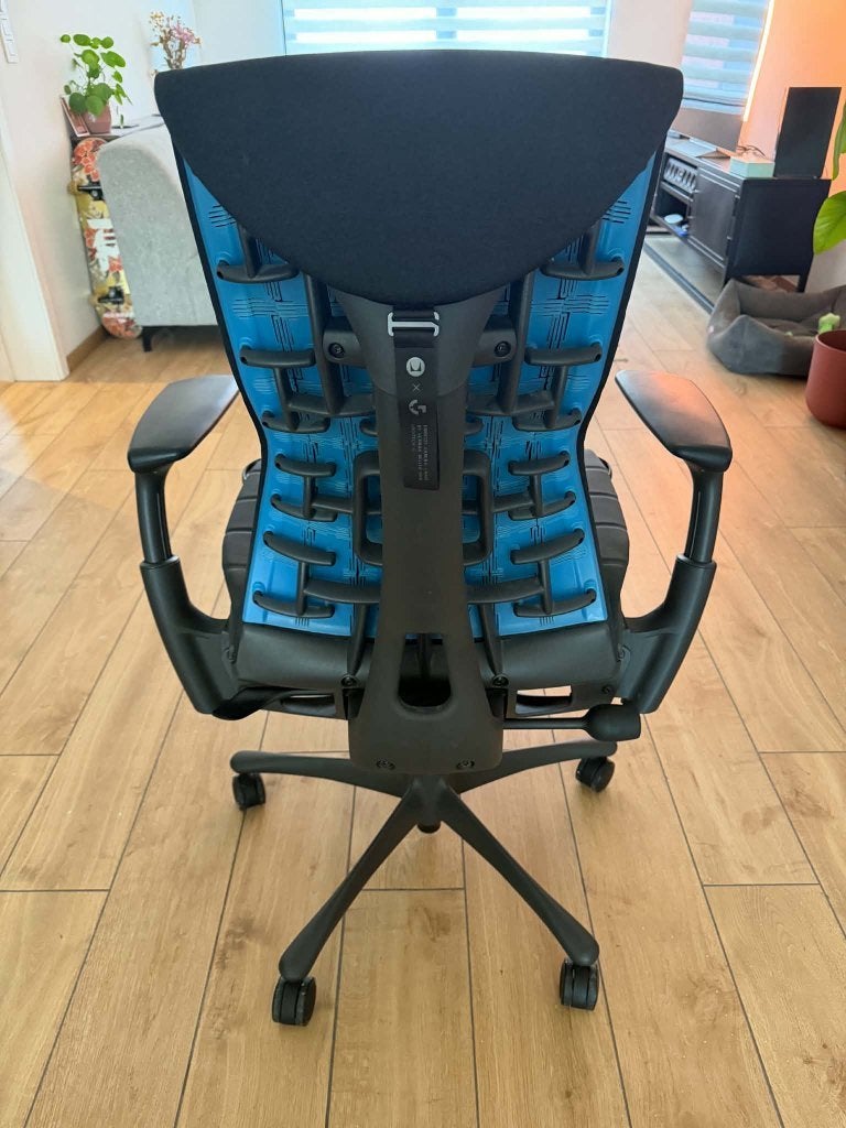 Herman Miller x Logitech Embody Gaming Chair, Huis en Inrichting, Ophalen, Gebruikt, Zwart, Ergonomisch