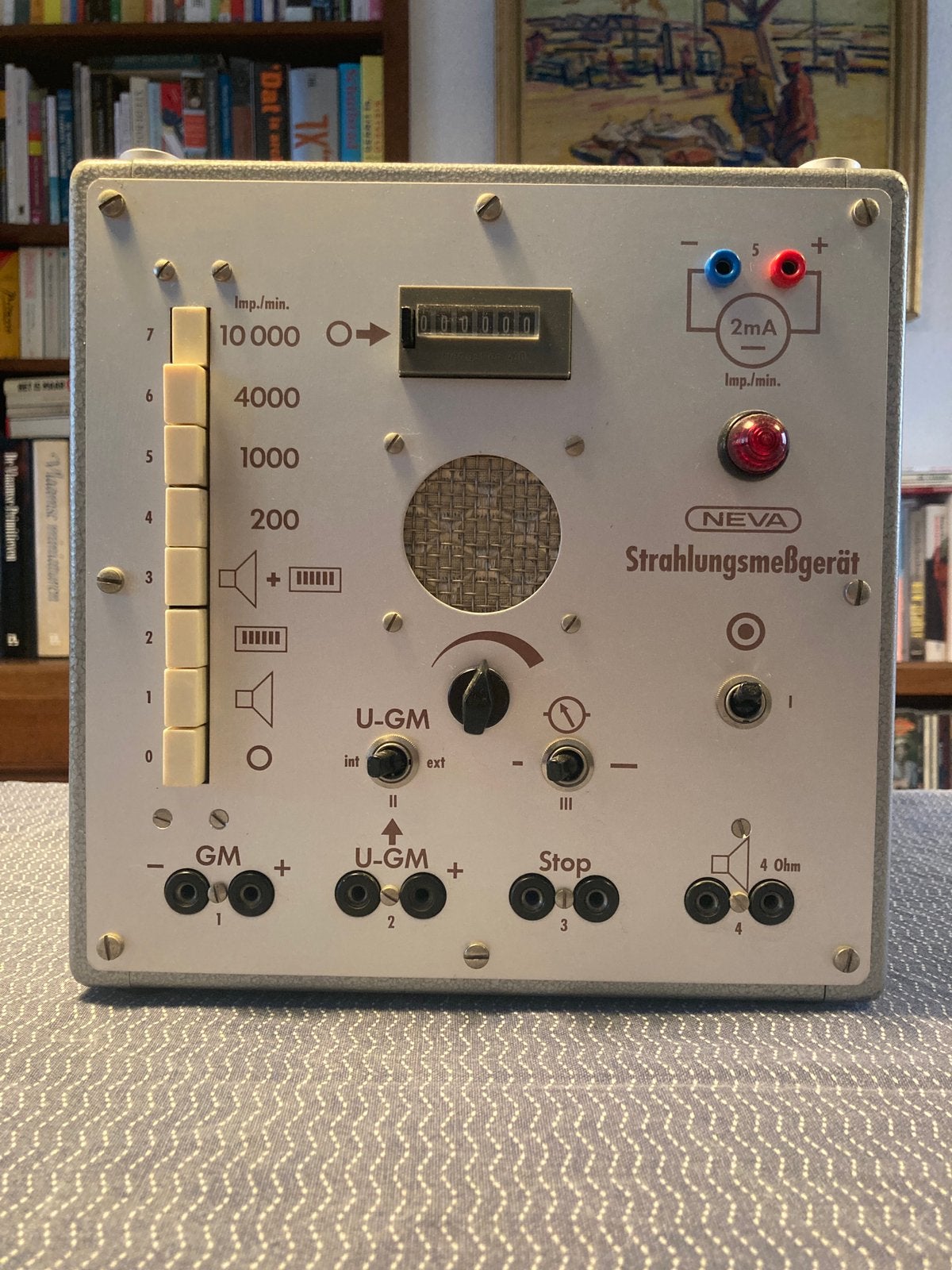 NEVA stralingsmeter, Ophalen, Gebruikt