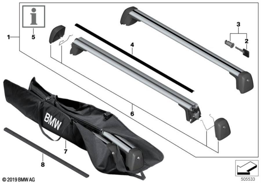 BMW dakdragers , 82 71 5 a34 855, Ophalen, Nieuw, BMW