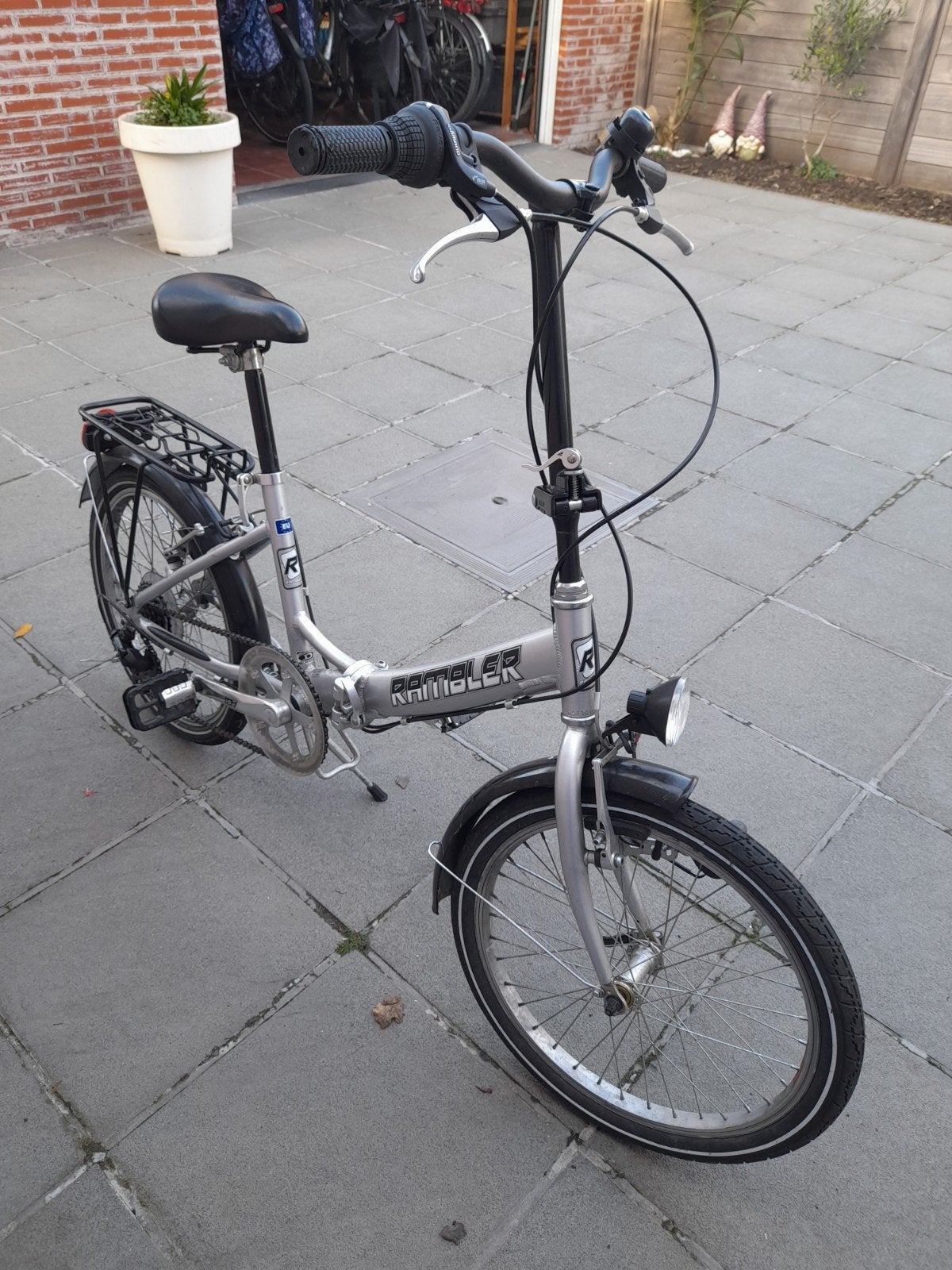 Rambler plooifiets, Ophalen