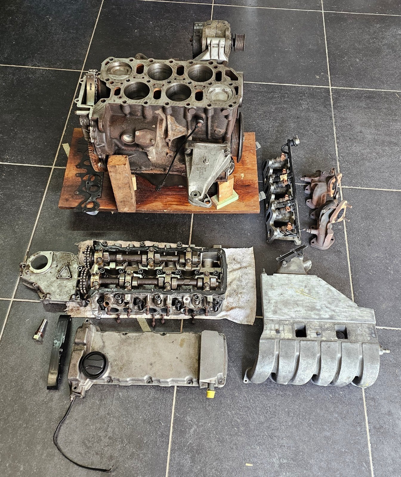 Vw golf 3 vr6 2.8l moteur, Autos : Pièces & Accessoires, Enlèvement