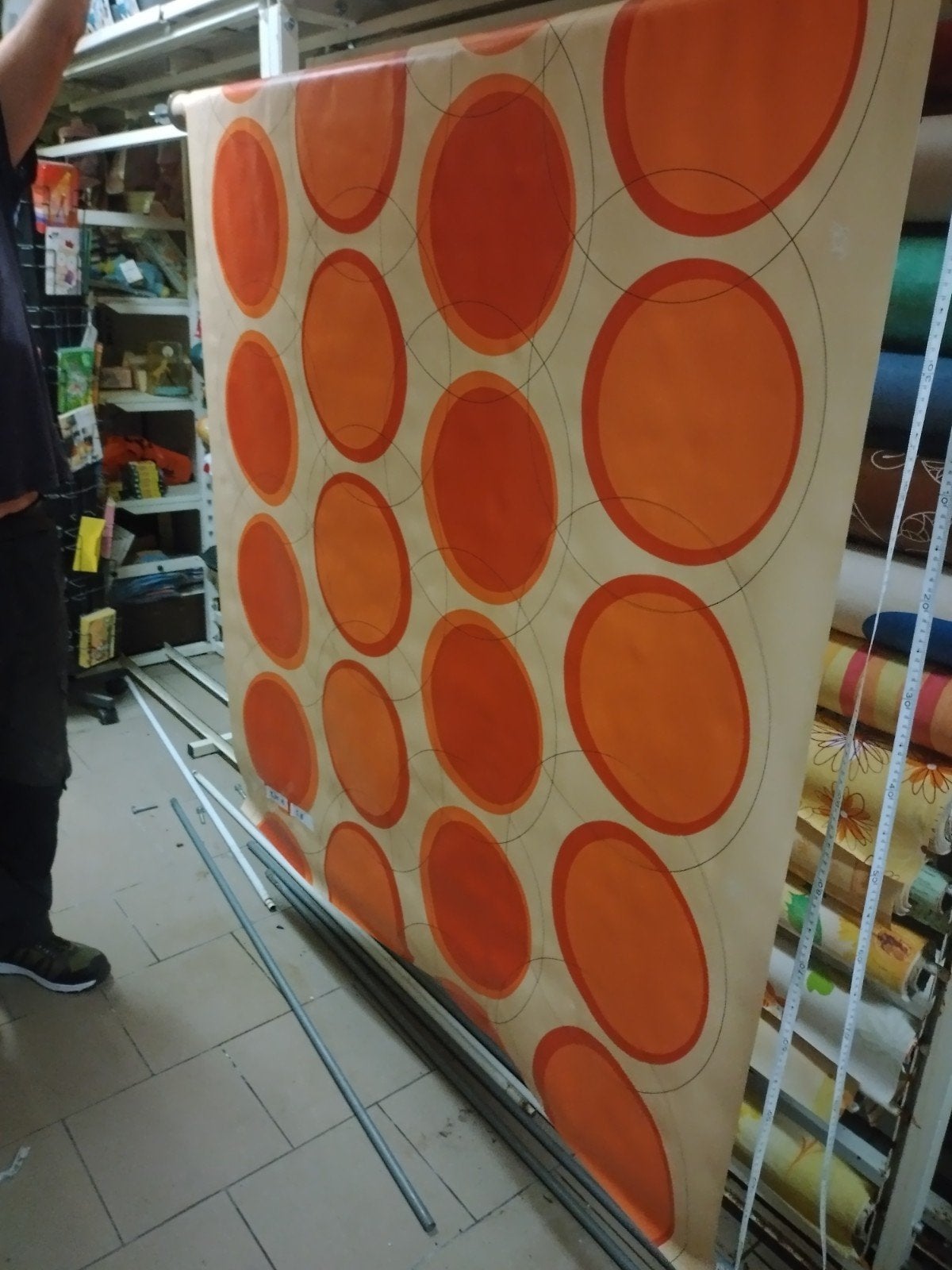 Ik verkoop een nieuwe rol toile cirée van 2m30, Ophalen