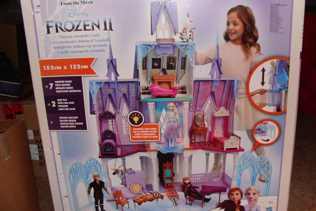 kasteel frozen, Ophalen, Gebruikt, Poppenhuis