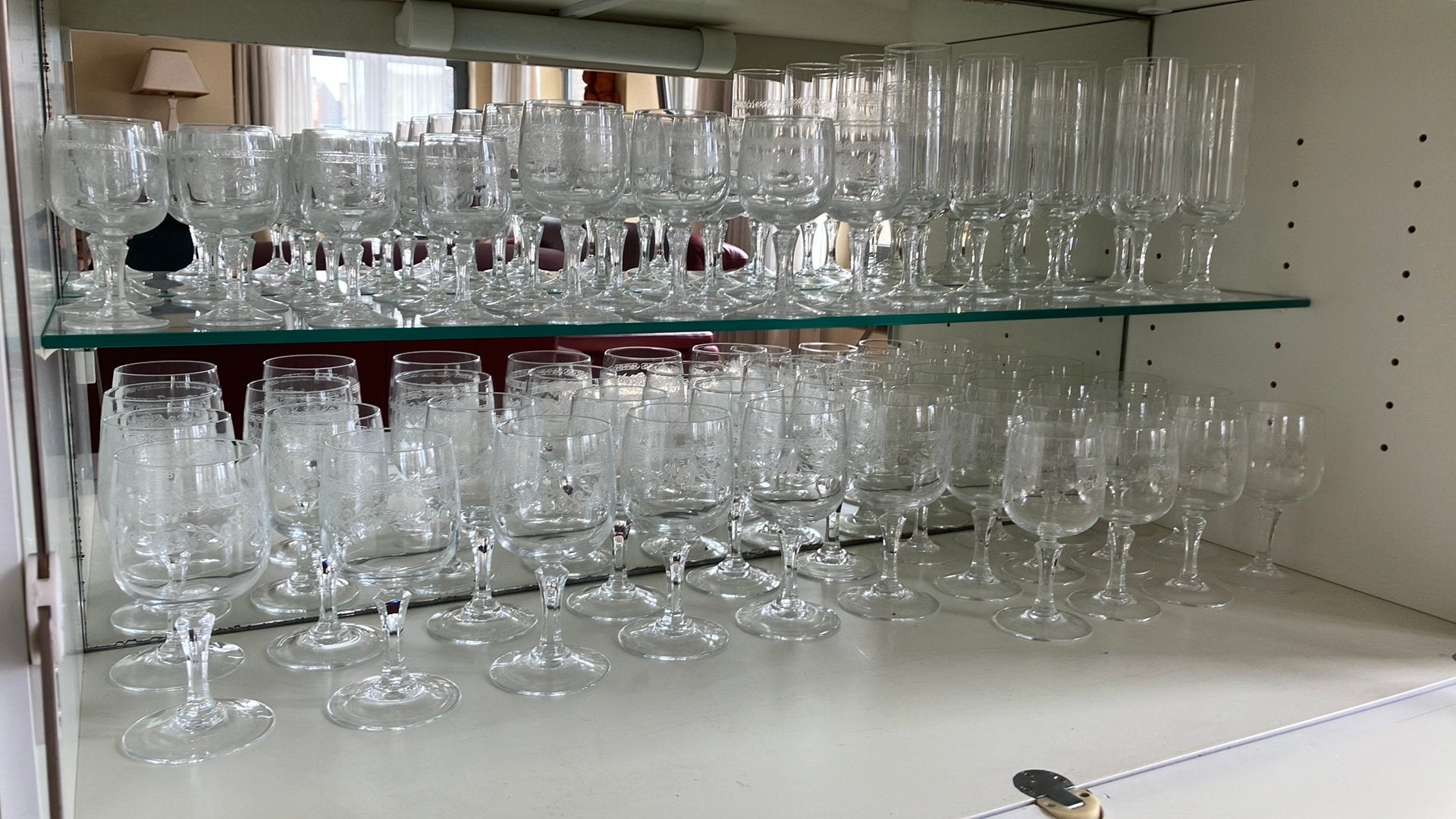Iconisch kristal Cristal d’Arques Matignon 60 stuks - uitzdl, Ophalen, Zo goed als nieuw