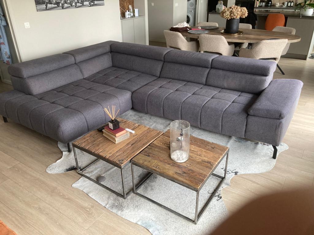 Hoeksalon, Huis en Inrichting, Ophalen, Zo goed als nieuw, Stof