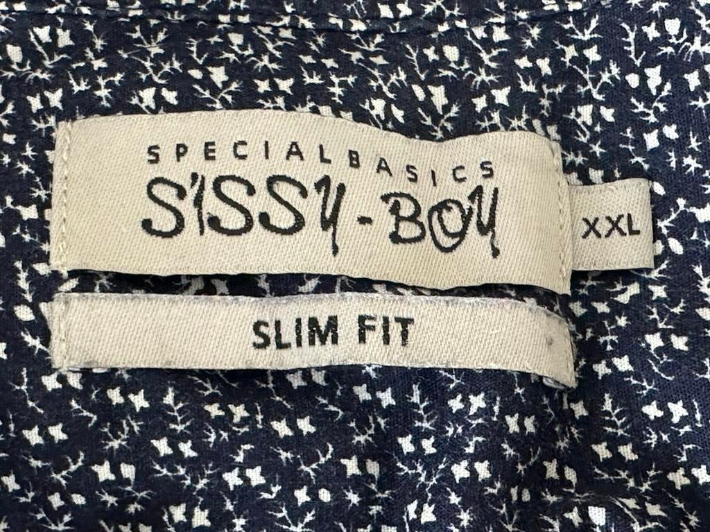 Chemise de costume exclusive Sissy Boy en parfait état, Enlèvement ou Envoi, Comme neuf, Bleu, Tour de cou 43/44 (XL)