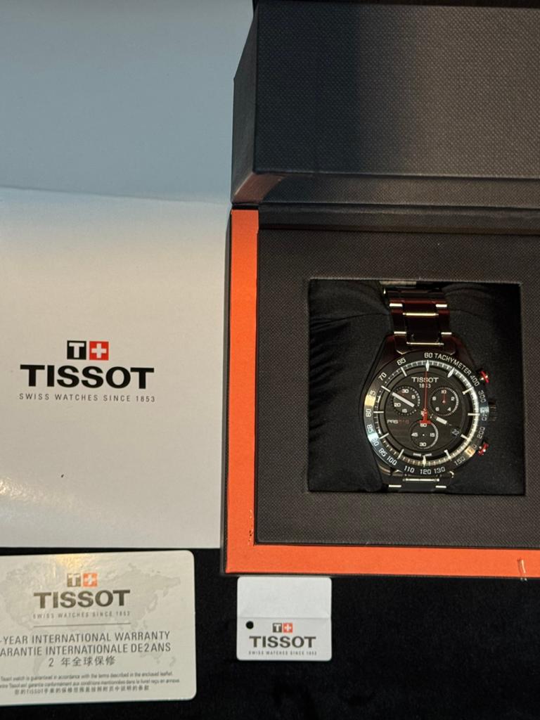 Tissot PRS516 Chronograph 42mm, Ophalen of Verzenden, Zo goed als nieuw