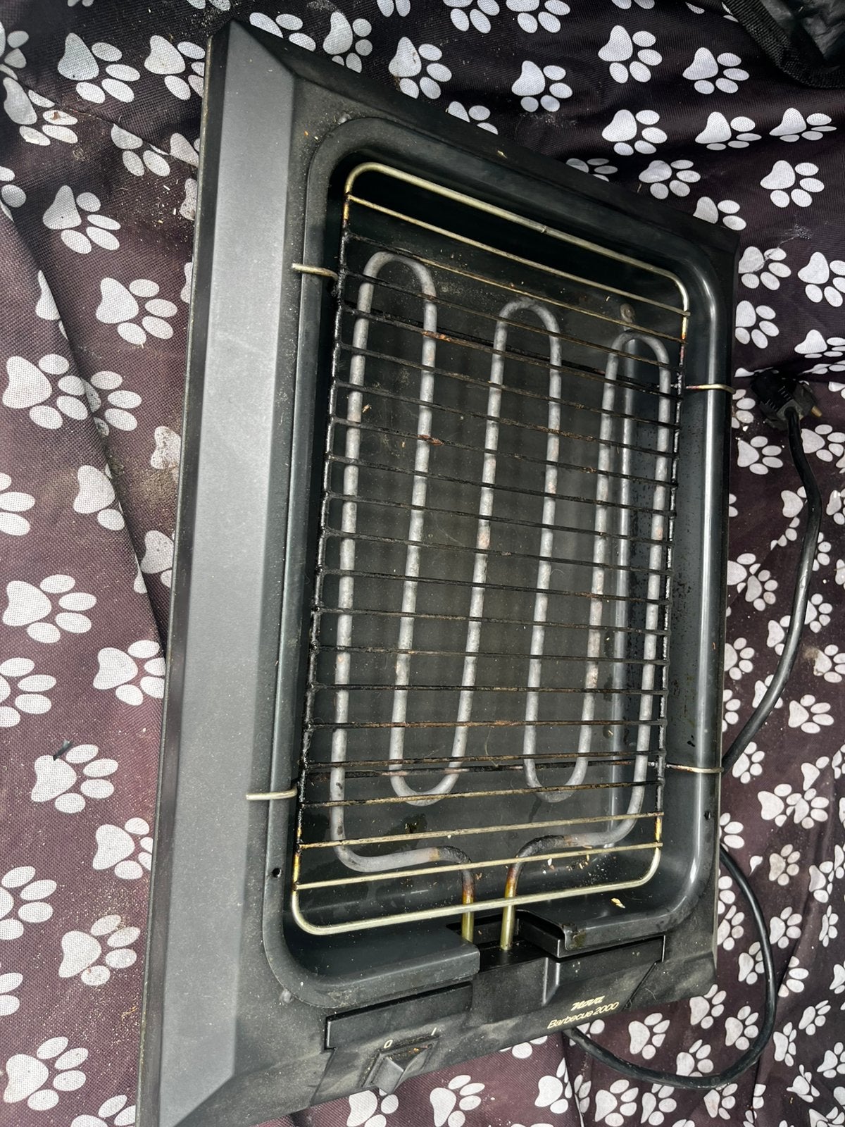 Tafel bbq elektrisch, Electroménager, Appareils à gourmet, Enlèvement, Utilisé