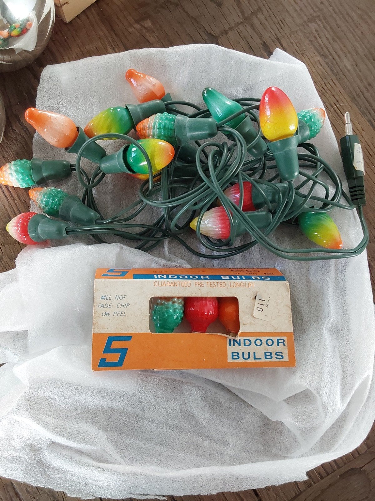 oude kerstverlichting, Diversen, Ophalen