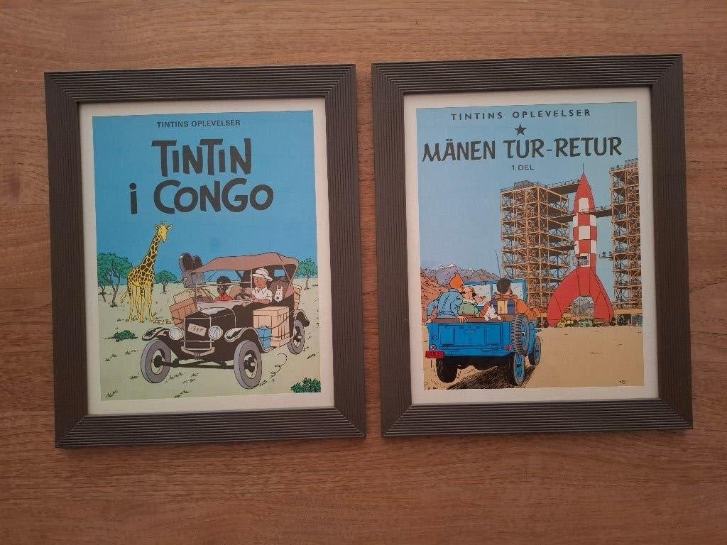 Tintin, Enlèvement, Tintin, Neuf, Image, Affiche ou Autocollant