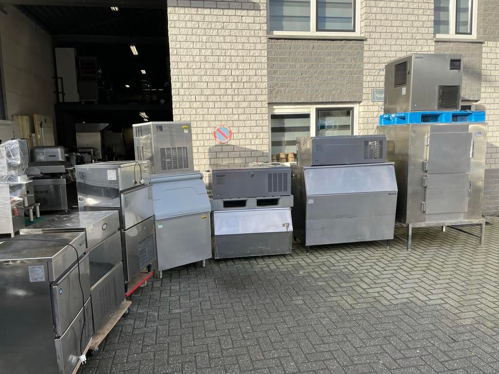 Ijsmachine scherfijs softijsmachine ijsblokjesmachine, Ophalen
