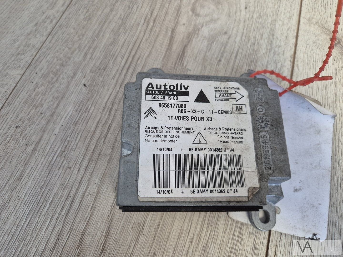 Citroen C5 van 2004 tot 2008 airbag module 9658177080 €40, Auto-onderdelen, Gebruikt, -, Ophalen of Verzenden, -