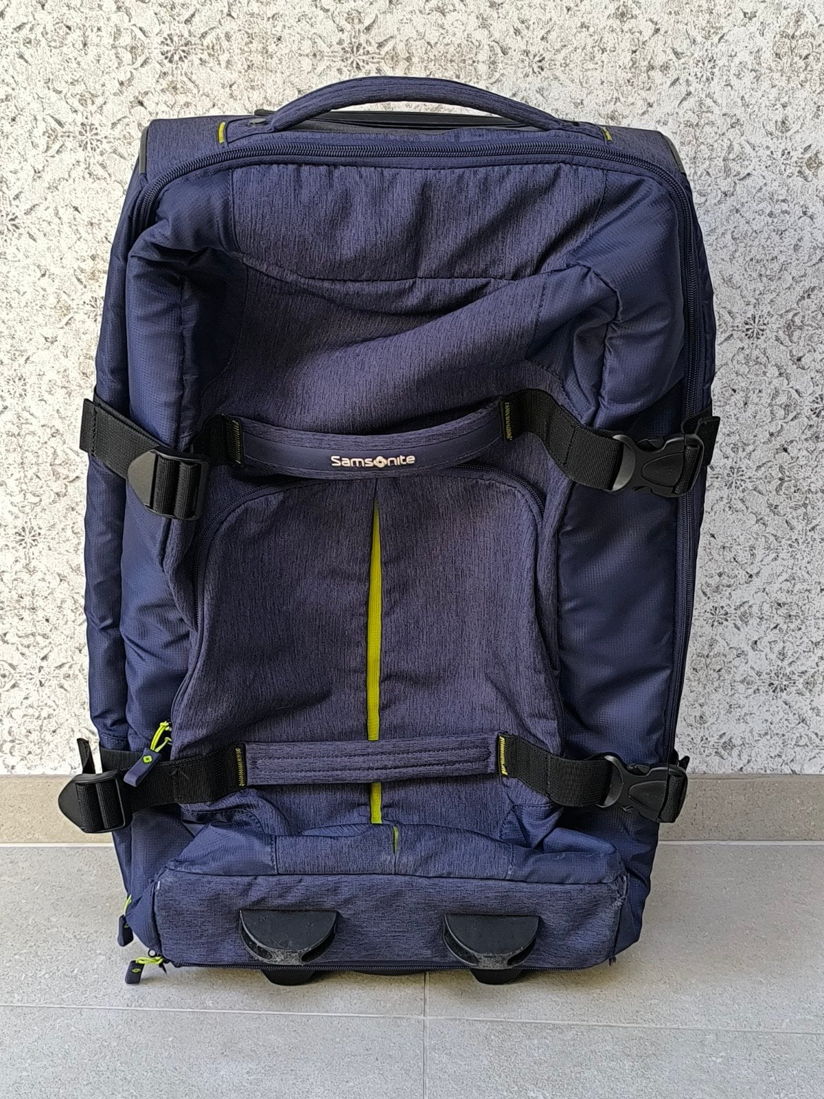 Samsonite Grote reistas op wieltjes (Blauw), Gebruikt, 20 tot 30 cm, Blauw, 60 tot 80 cm