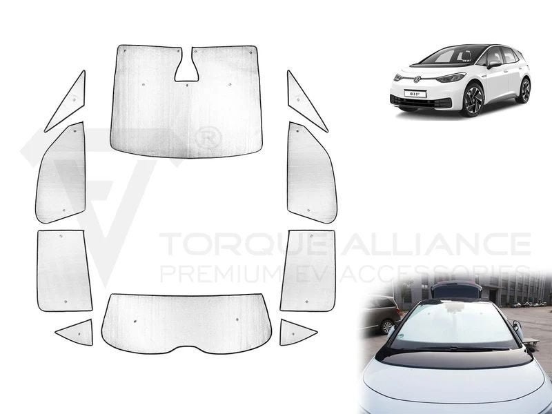 Pare-soleil VW ID.3 sunshades, Enlèvement, Utilisé, Pièces américaines