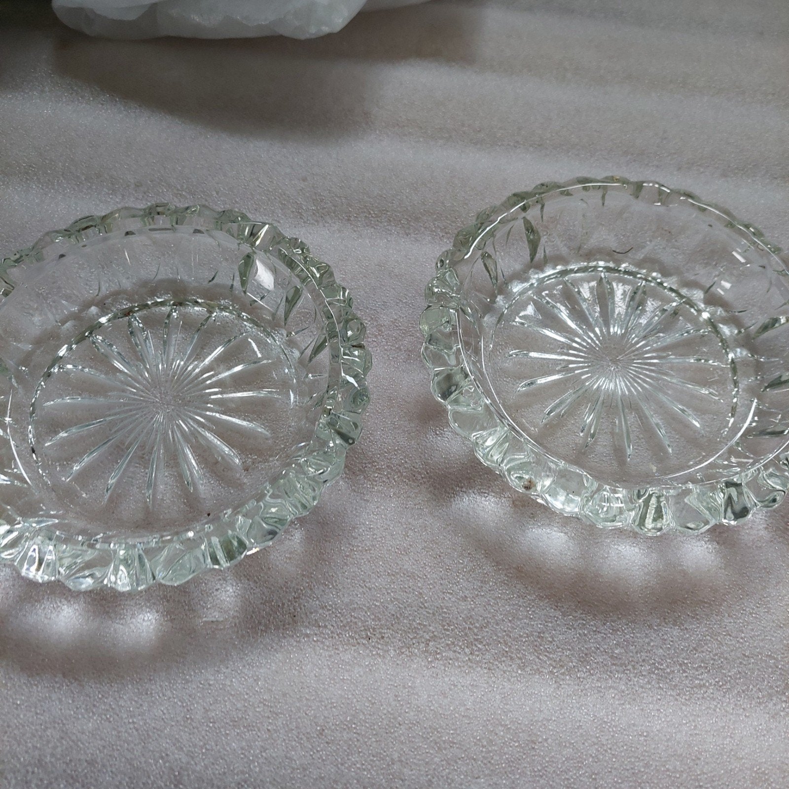 vintage glazen asbak, Huis en Inrichting, Woonaccessoires | Onderzetters, Ophalen