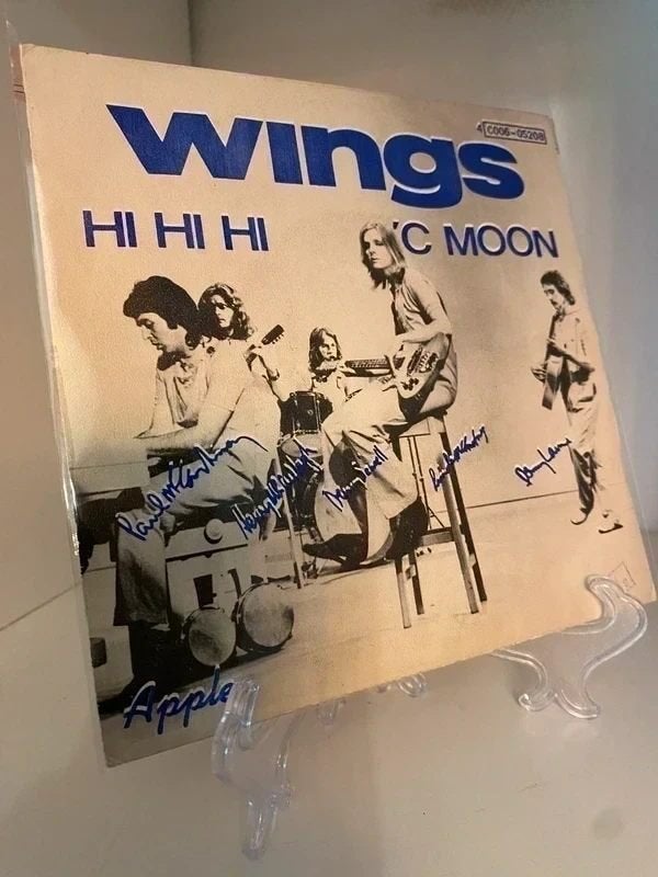 Wings – Hi Hi Hi / C Moon - Belgium 1972, Verzenden, Gebruikt, Rock en Metal