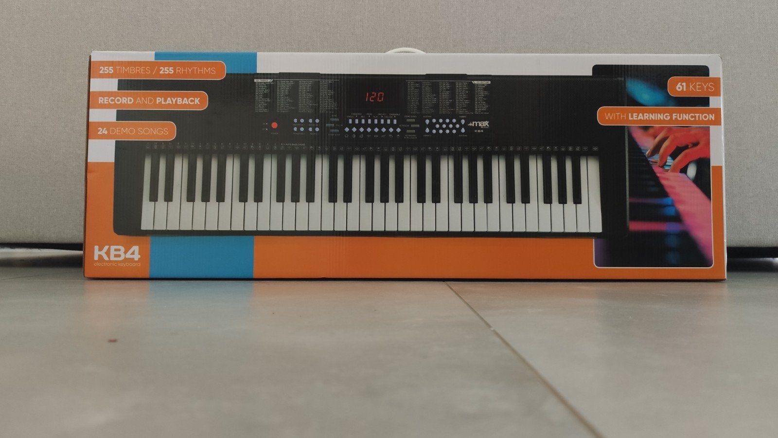 KB4 digitaal keyboard voor kinderen, Ophalen, Zo goed als nieuw, Met geluid