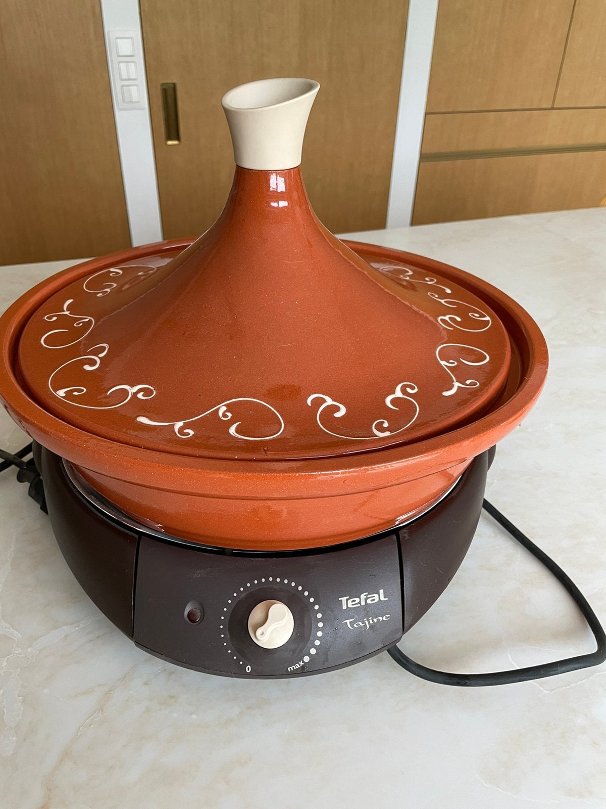 Tajine électrique tefal, Enlèvement, Comme neuf, Tajine, Tefal