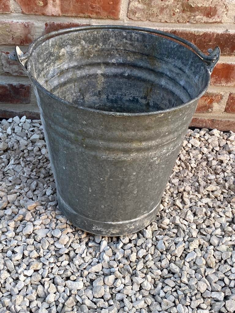 Mooie zinken emmer in goede staat!, Tuin en Terras, Ophalen of Verzenden, Zo goed als nieuw