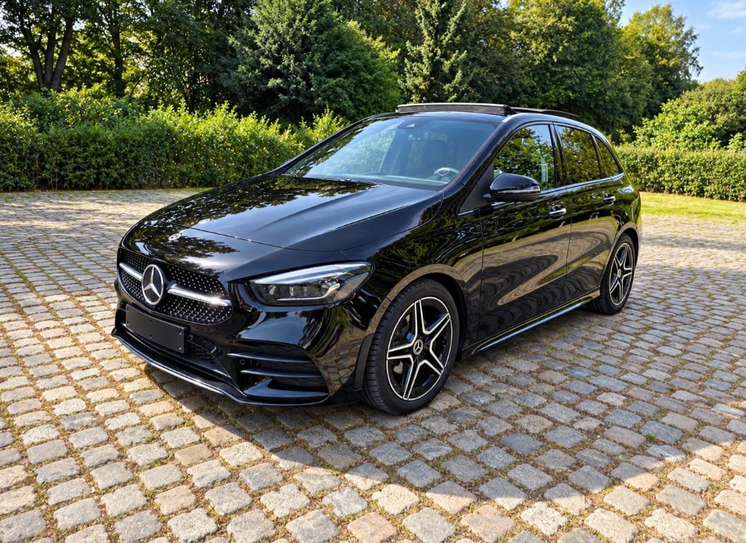Mercedes B180d – AMG Night Pack –Full Options–Topstaat, Autos, Cuir et Alcantara, Achat, Euro 6, Automatique
