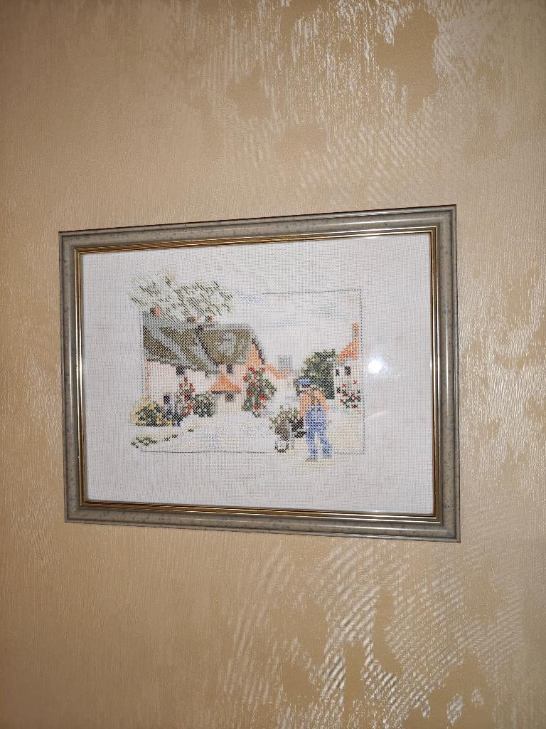 Schilderij Kruissteek, Huis en Inrichting, Ophalen, Gebruikt, Schilderij
