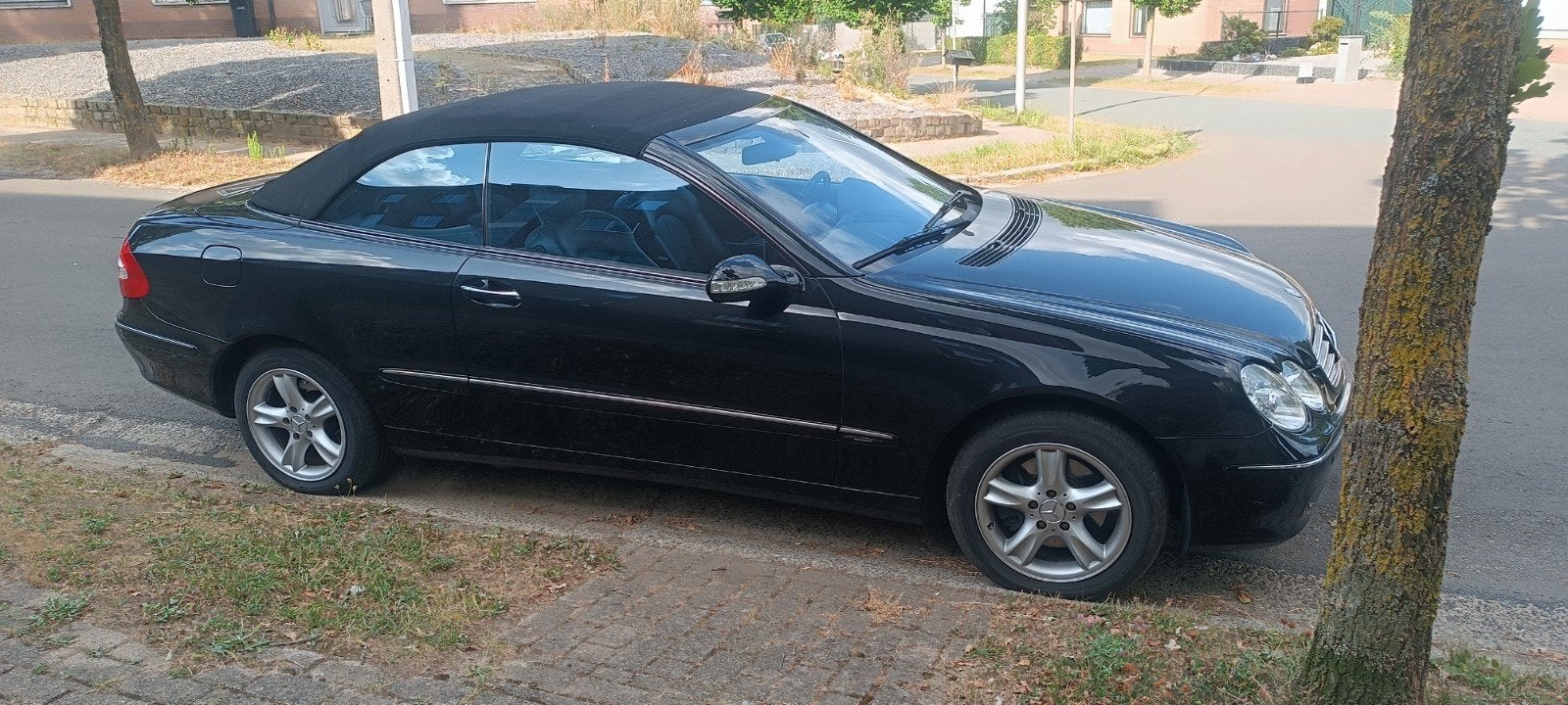 Mercedes CLK W209 / Avantgarde / Benzine / Automaat / 155 KM, Auto's, Automaat, Cabriolet, Zwart, Leder