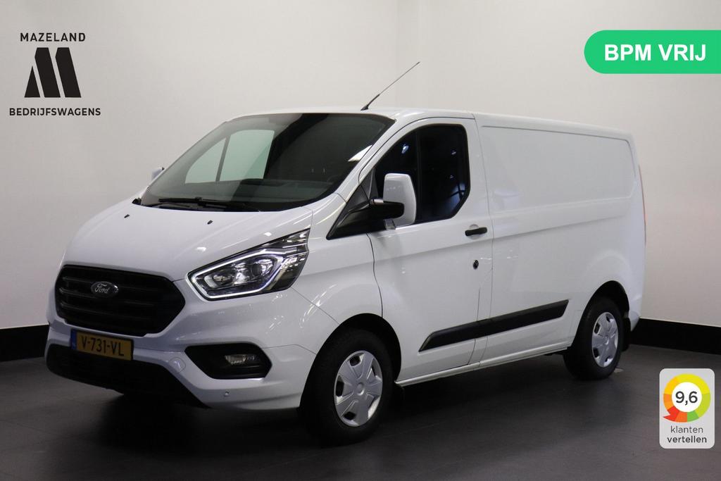 Ford Transit Custom 2.0 TDCI EURO 6 - Airco - Cruise - Trekh, Auto's, 161 g/km, Wit, Bedrijf, Ford