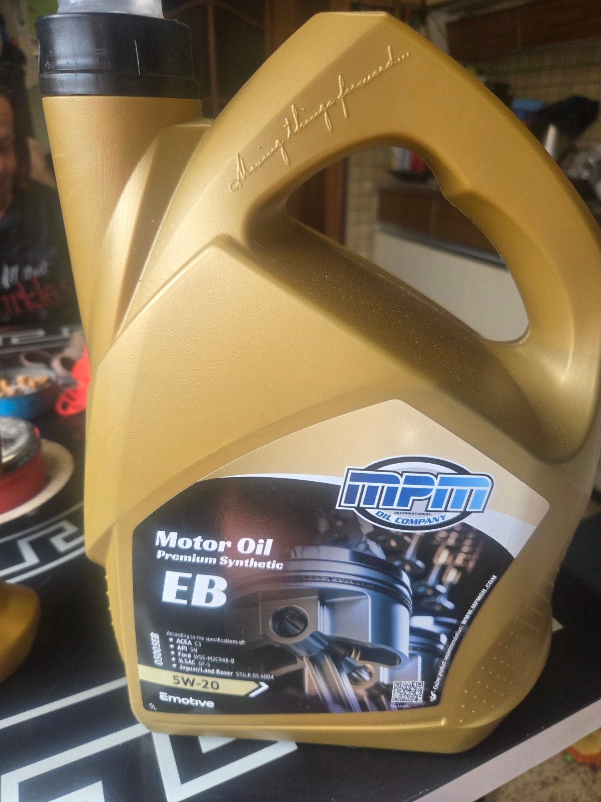 Motorolie mpm 5w-20 premium synthetic EB, Ophalen