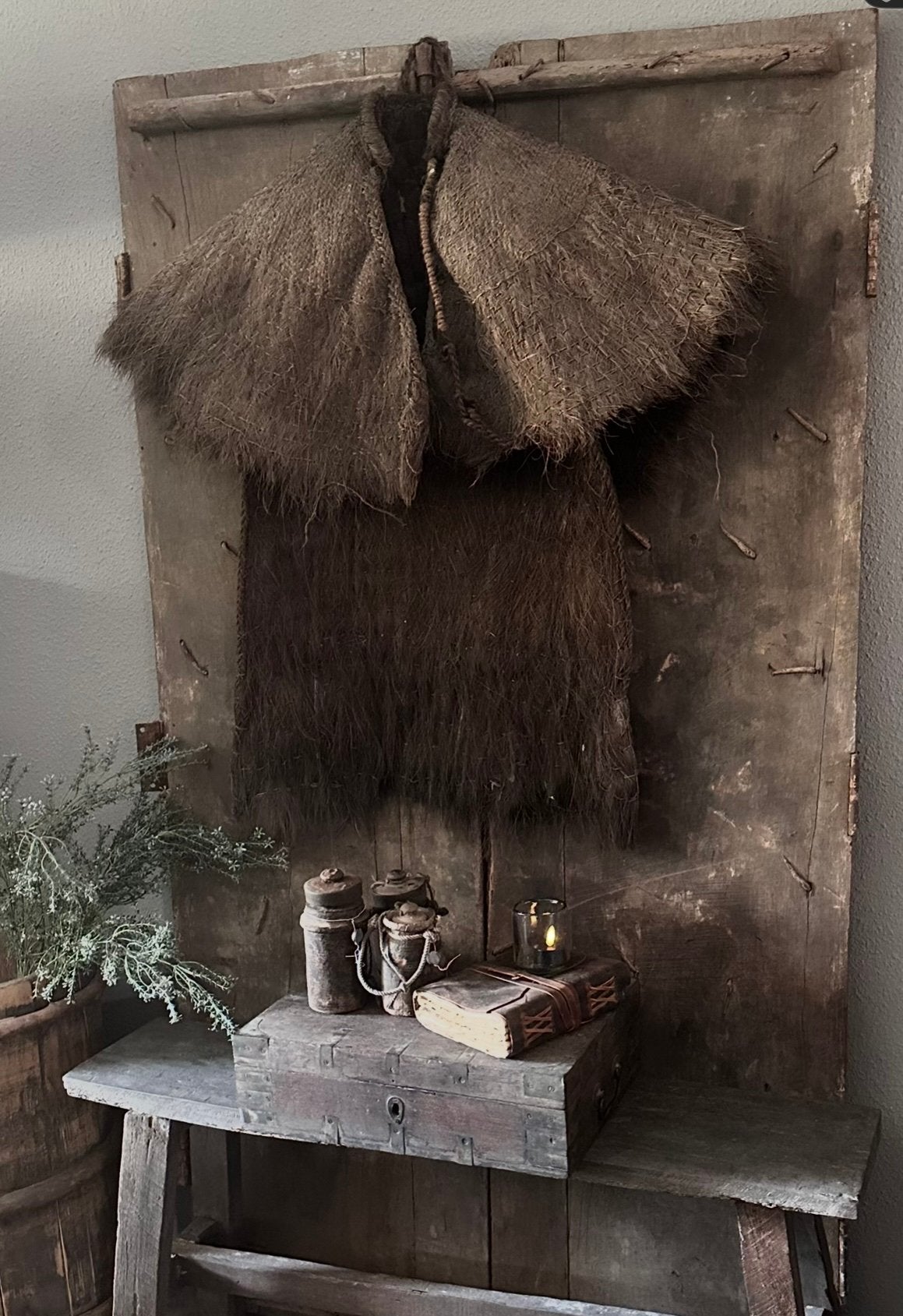 Antieke boeren regenjas, Ophalen of Verzenden