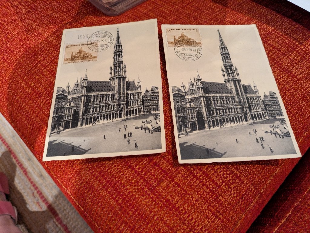 Bruxelles - hotel de ville, Verzamelen, Ophalen of Verzenden, Gelopen, Brussel (Gewest)