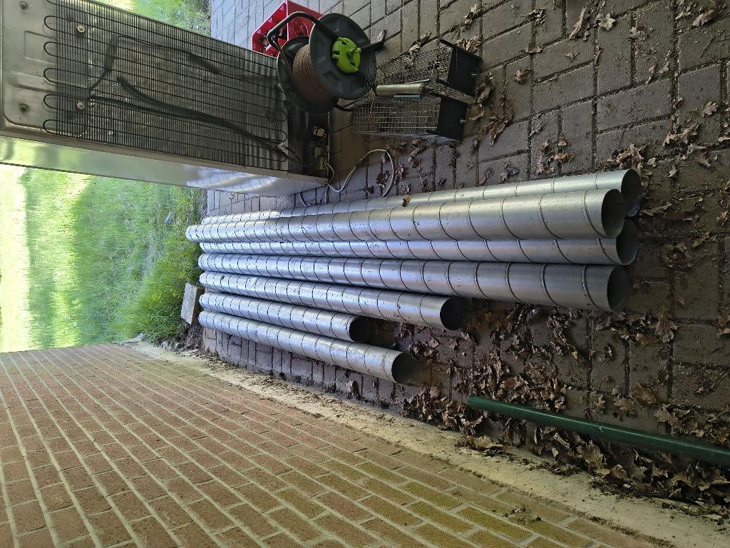 Spirobuis en koppelingen, Ophalen, Gebruikt, Ventilator