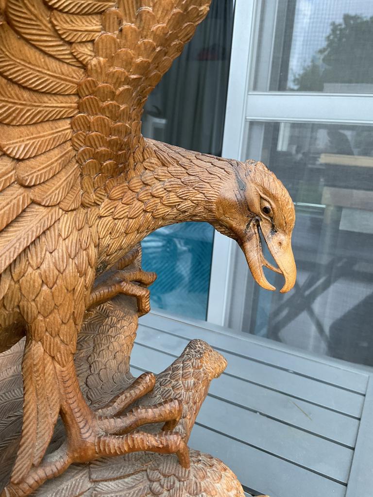 Houten roofvogels, Ophalen of Verzenden