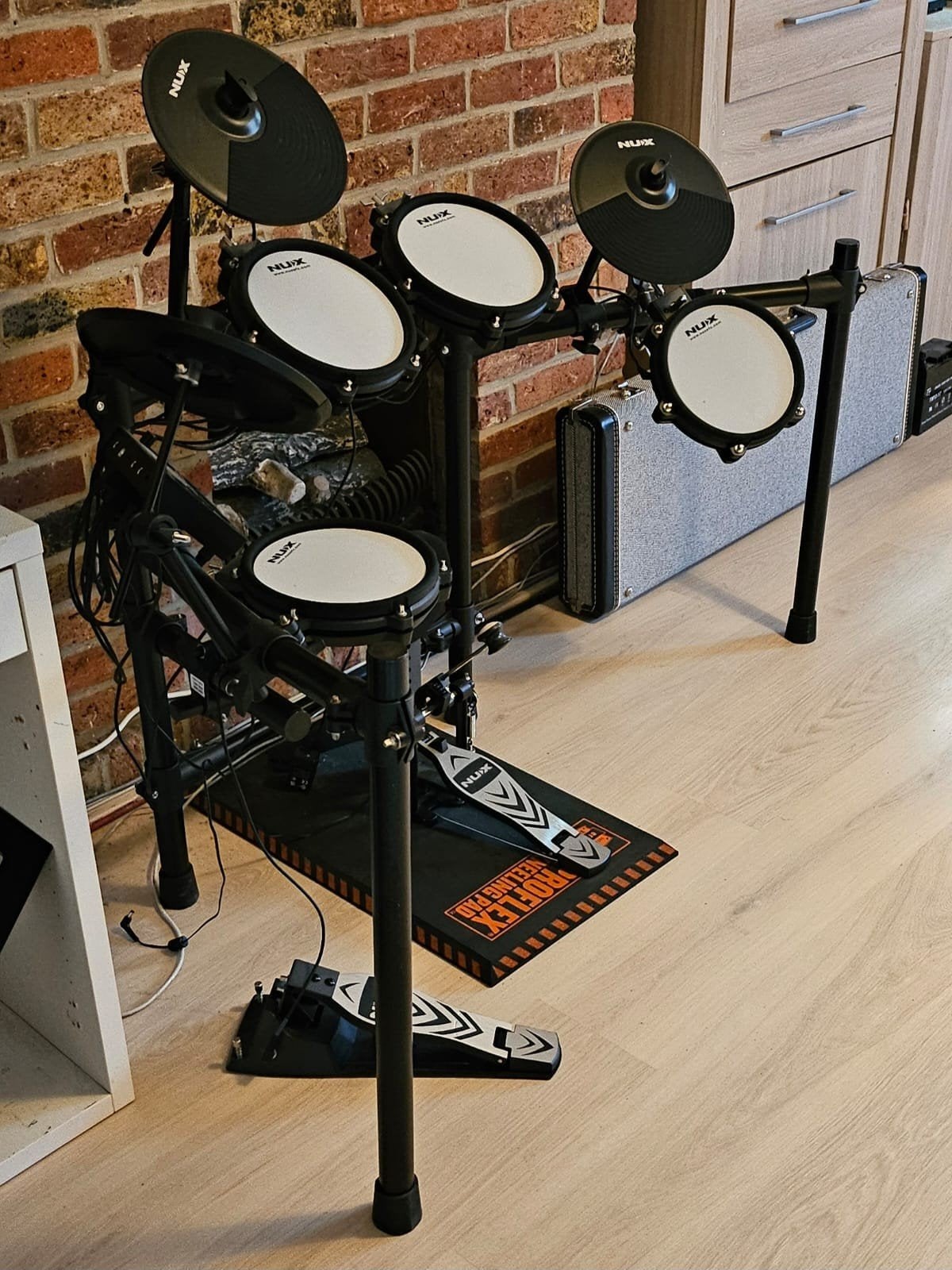 Kit de batterie électronique NUX DM-210, Musique & Instruments, Batteries & Percussions, Enlèvement, Comme neuf, Autres marques