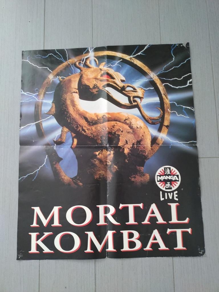Poster Mortal Kombat, Verzamelen, Ophalen of Verzenden