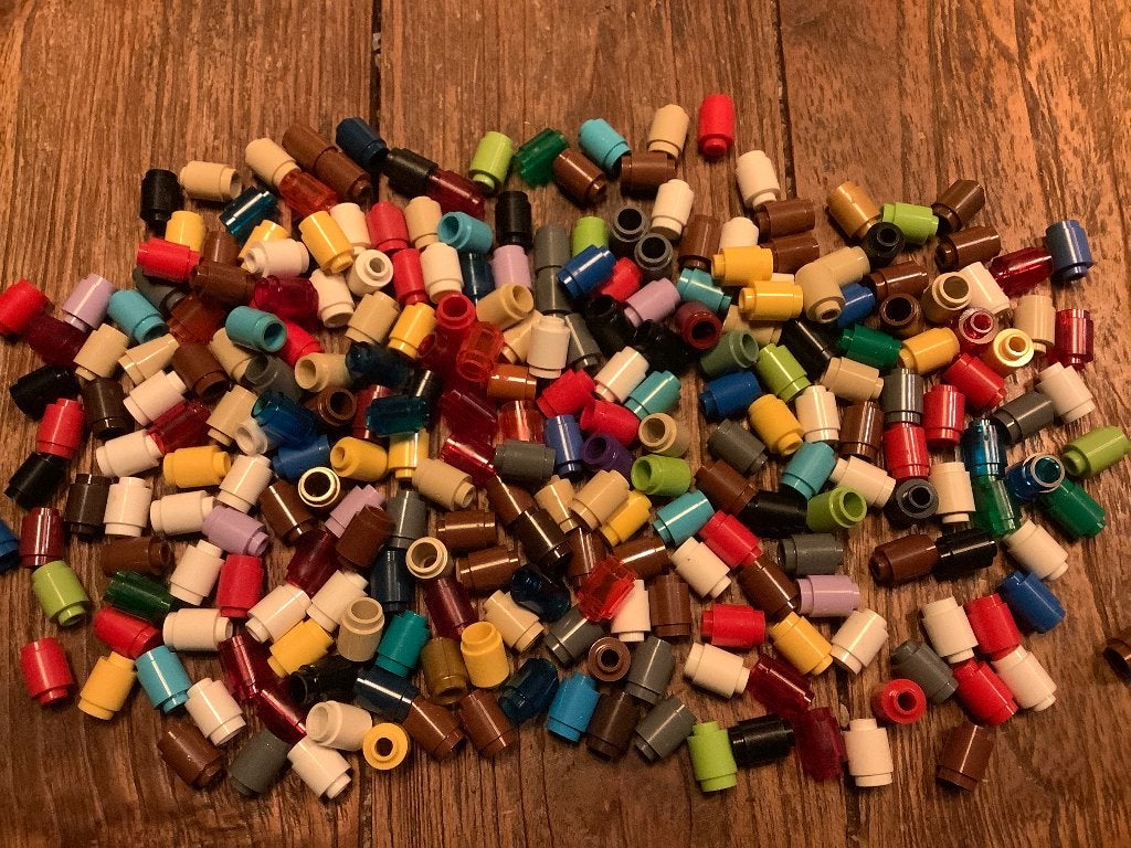 Lego ronde blokjes 310 stuks / 320-10-5, Ophalen of Verzenden, Zo goed als nieuw, Losse stenen, Lego
